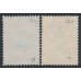 RUSSIA - 1865 10Kop brown/blue Arms, perf. 14½:15, normal & thick papers, used – Michel # 15y+15z