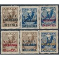 RUSSIA - 1922 Volga Hunger Relief, full set with different coloured overprints, MNH – Michel # 169-170