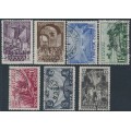RUSSIA / USSR - 1932 October Revolution set of 7, used – Michel # 414-420