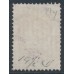 RUSSIA / LEVANT - 1879 7K carmine/green Numeral, perf. 14½:15, vertical ribbed, used – Michel # 14y