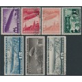 RUSSIA / USSR - 1931-1932 Zeppelins set of 7, used – Michel # 397-401 + 406