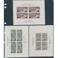 RUSSIA / USSR - 1947 Anniversary of Soviet Stamps set of 3 M/S, MNG – Michel # Block 6-8