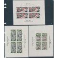 RUSSIA / USSR - 1947 Anniversary of Soviet Stamps set of 3 M/S, MNG – Michel # Block 6-8