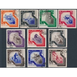 RUSSIA / USSR - 1935 Spartikade Games set of 10, used – Michel # 513-522 