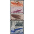 RUSSIA / USSR - 1934 Zeppelins set of 5, used – Michel # 483-487