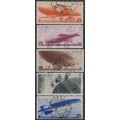 RUSSIA / USSR - 1934 Zeppelins set of 5, used – Michel # 483-487