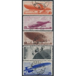 RUSSIA / USSR - 1934 Zeppelins set of 5, used – Michel # 483-487