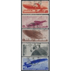 RUSSIA / USSR - 1934 Zeppelins set of 5, used – Michel # 483-487