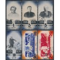 RUSSIA / USSR - 1934 Ten Years without Lenin set of 6, used – Michel # 488-493