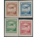 RUSSIA / USSR - 1923 1R to 10R unissued Airmail set of 4, MH – Michel # XV-XVII