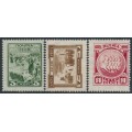 RUSSIA / USSR - 1925 Decembrist Uprising perforated set of 3, MH – Michel # 305-307