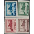 RUSSIA / USSR - 1925 Lenin Mausoleum set of 4, imperf., MH – Michel # 292B-295B