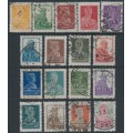 RUSSIA / USSR - 1924 1K to 2R Revolution set, no watermark, used – Michel # 242-259