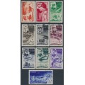 RUSSIA / USSR - 1935 Rescue of the Ice-Breaker Chelyuskin set, used – Michel # 499-508 