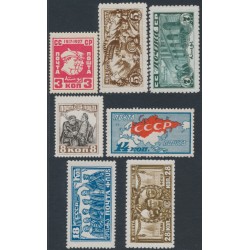 RUSSIA / USSR - 1927 October Revolution set of 7, MNH – Michel # 328-334