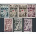 RUSSIA / USSR - 1938 Transpolar Flights sets, used – Michel # 595-601