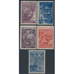 RUSSIA / USSR - 1942 Great Fatherland War set of 5, MH – Michel # 842-846