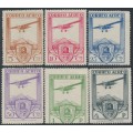 SPAIN - 1930 Railway Congress airmail set of 6, MH – Michel # 457-462