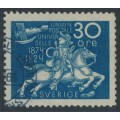 SWEDEN - 1924 30öre dark blue UPU Anniversary, used – Facit # 216a