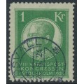 SWEDEN - 1924 1Kr green World Postal Congress, used – Facit # 208