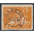 SWEDEN - 1924 25öre orange UPU Anniversary, used – Facit # 215