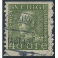 SWEDEN - 1929 40öre olive King Gustav V (type I), used – Facit # 189Aa