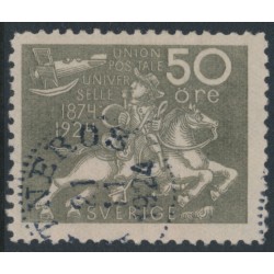 SWEDEN - 1924 50öre grey UPU Anniversary, used – Facit # 220