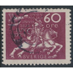 SWEDEN - 1924 60öre red-lilac UPU Anniversary, used – Facit # 221