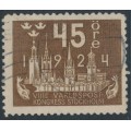 SWEDEN - 1924 45öre brown World Postal Congress, used – Facit # 204