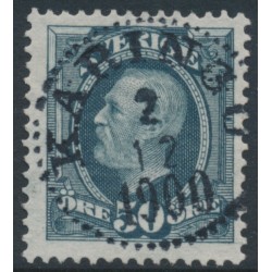 SWEDEN - 1891 50öre blue-grey Oscar II, used – Facit # 59c