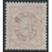 SWEDEN - 1892 4öre deep carmine/ultramarine-blue Bicoloured Numeral, used – Facit # 64a