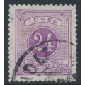 SWEDEN - 1874 24öre violet Postage Due (Lösen), perf. 14, used – Facit # L7a