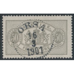 SWEDEN - 1893 50öre grey Official (Tjänstemärke), perf. 13, used – Facit # TJ23b