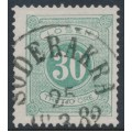 SWEDEN - 1877 30öre light bluish green Postage Due (Lösen), perf. 13, used – Facit # L18c