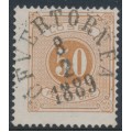 SWEDEN - 1877 50öre yellowish orange-brown Postage Due (Lösen), perf. 13, used – Facit # L19d