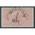 SWEDEN - 1885 10öre rose Official (Tjänstemärke), perf. 13, used – Facit # TJ16Ad