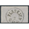 SWEDEN - 1874 6öre bluish violet Official (Tjänstemärke), perf. 14, used – Facit # TJ4d