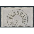 SWEDEN - 1874 6öre bluish violet Official (Tjänstemärke), perf. 14, used – Facit # TJ4d