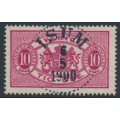 SWEDEN - 1895 10öre carmine [aniline] Official (Tjänstemärke), perf. 13, used – Facit # TJ16Ba