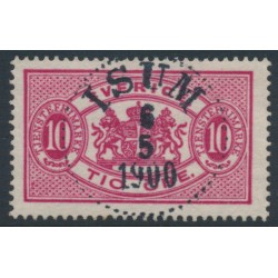 SWEDEN - 1895 10öre carmine [aniline] Official (Tjänstemärke), perf. 13, used – Facit # TJ16Ba