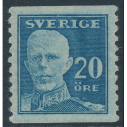 SWEDEN - 1920 20öre blue Gustav V, perf. 9¾ on 2-sides, MH – Facit # 151Ad