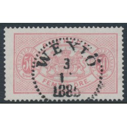 SWEDEN - 1881 50öre carmine-rose Large Official (Tjänstemärke), perf. 13, used – Facit # TJ22Ab