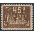 SWEDEN - 1924 45öre brown World Postal Congress, MH – Facit # 204