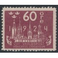 SWEDEN - 1924 60öre red-lilac World Postal Congress, MH – Facit # 206