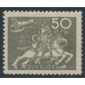 SWEDEN - 1924 50öre grey UPU Anniversary, MH – Facit # 220