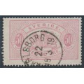 SWEDEN - 1874 50öre violet-rose Official (Tjänstemärke), perf. 14, used – Facit # TJ9b