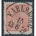 SWEDEN - 1866 20öre red Lying Lion, used – Facit # 16e