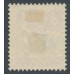 SWEDEN - 1916 10+NITTIO öre on 1Kr blue/brown Postage Due Landstorm II overprint, MH – Facit # 124