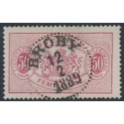 SWEDEN - 1881 50öre carmine-rose Large Official (Tjänstemärke), perf. 13, used – Facit # TJ22Ab