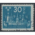 SWEDEN - 1924 30öre green-blue World Postal Congress, used – Facit # 201b